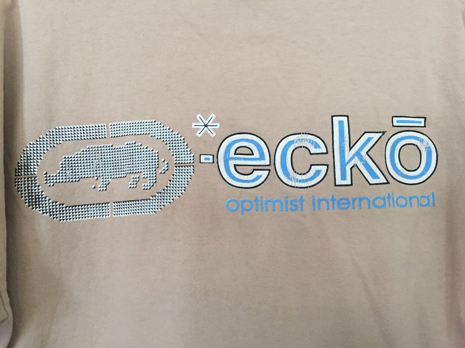 Vintage DG Logo - ECKO UNLTD 90s Vintage Tee Shirt Streetwear XXL, Mens Streetwear