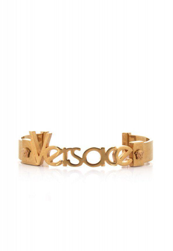Vintage DG Logo - Versace Vintage Logo Bangle | Tribute Gold | Garment Quarter