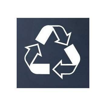White Recycle Logo - Amazon.com: RECYCLE SYMBOL - Car, Truck, Notebook, Vinyl Decal ...
