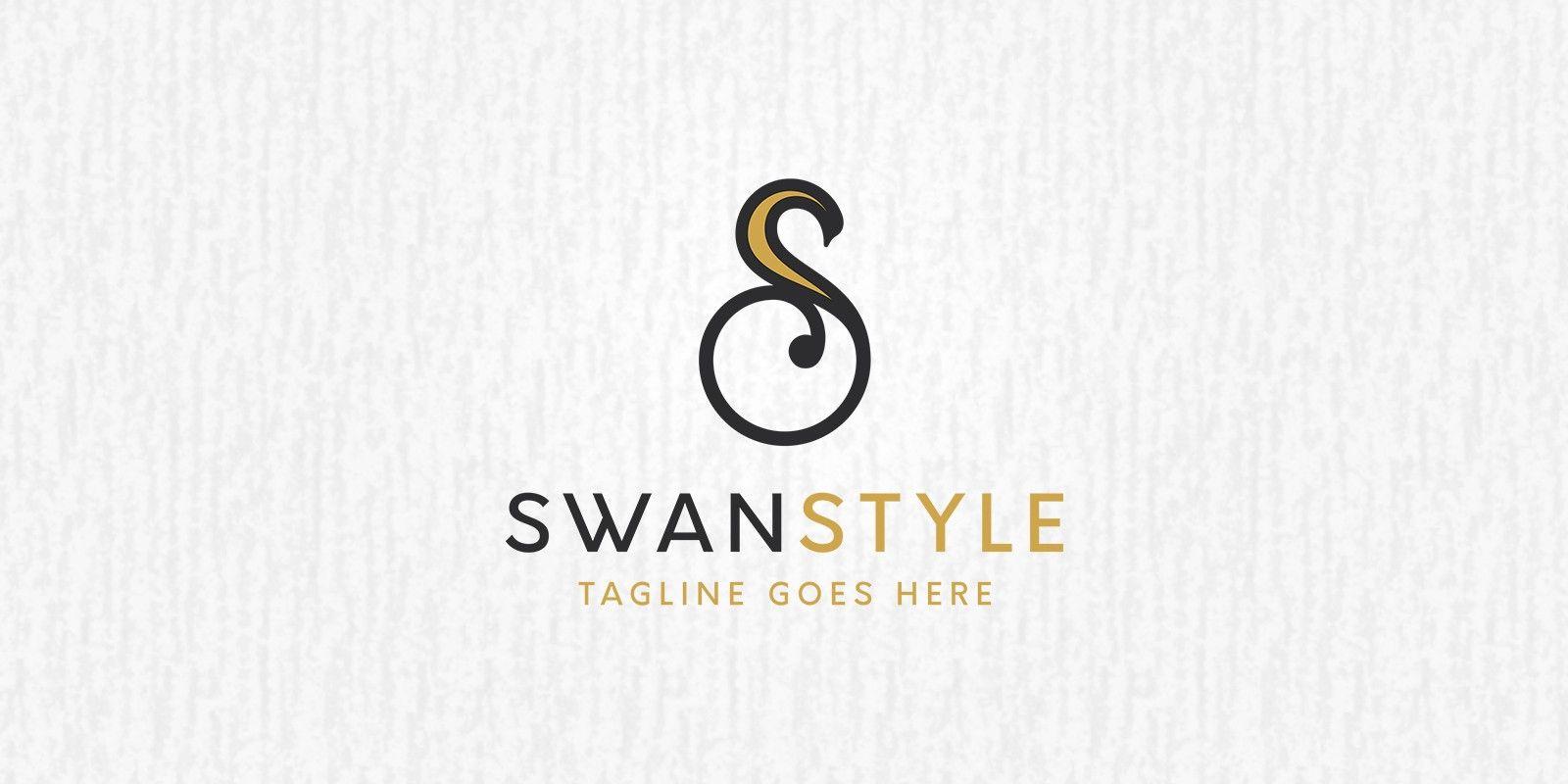 Swan Logo - Letter S Swan Logo | Codester