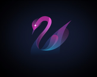 Attractive Logo - 25 Lovely Swan Inspired Logo Designs | Designbeep