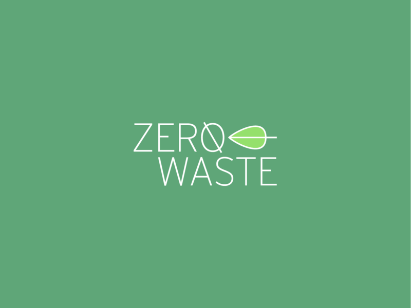 Waste Logo - Zero Waste Logo by Zsofia Paszternak | Dribbble | Dribbble