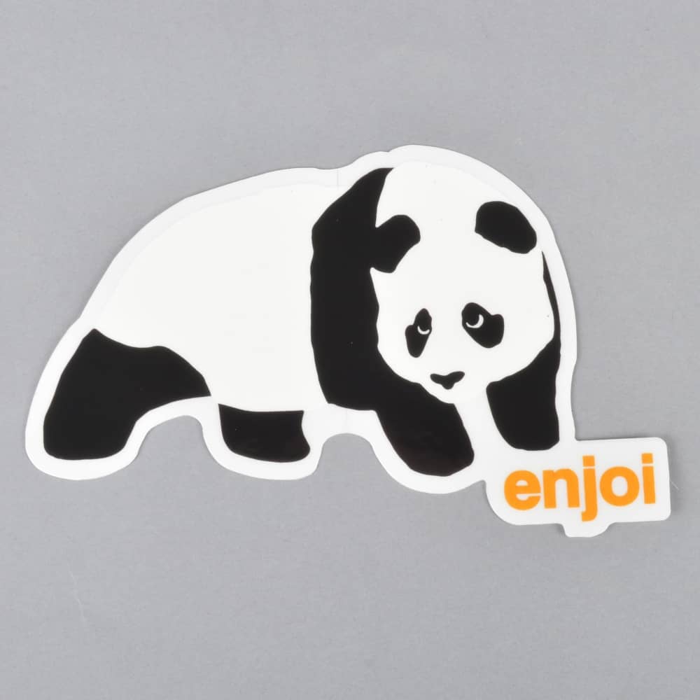 Enjoi Skateboard Logo - Enjoi Skateboards Panda Logo Skateboard Sticker - 5