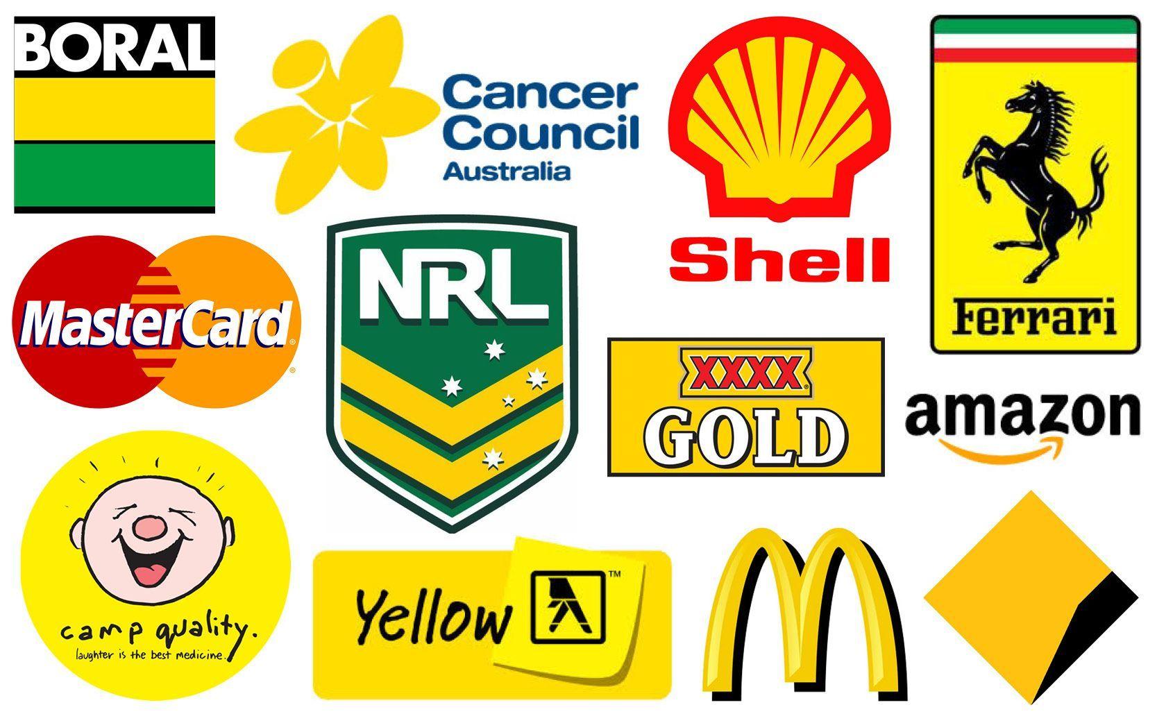 Yellow Color Logo - Yellow brand Logos