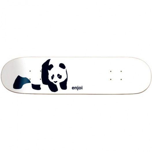 Enjoi Panda Logo - Enjoi Skateboards - Panda Logo R7 Whitey 7.6