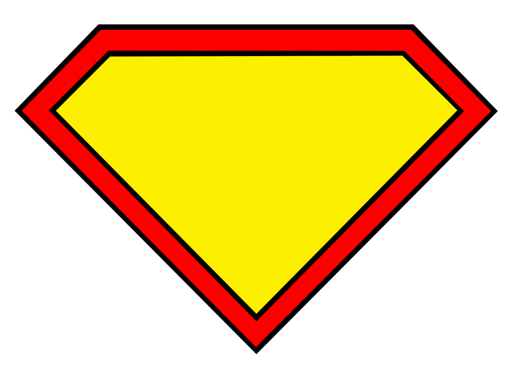 Custom Superman Logo - Add your own letter. Inspired by Superman's logo! Superman