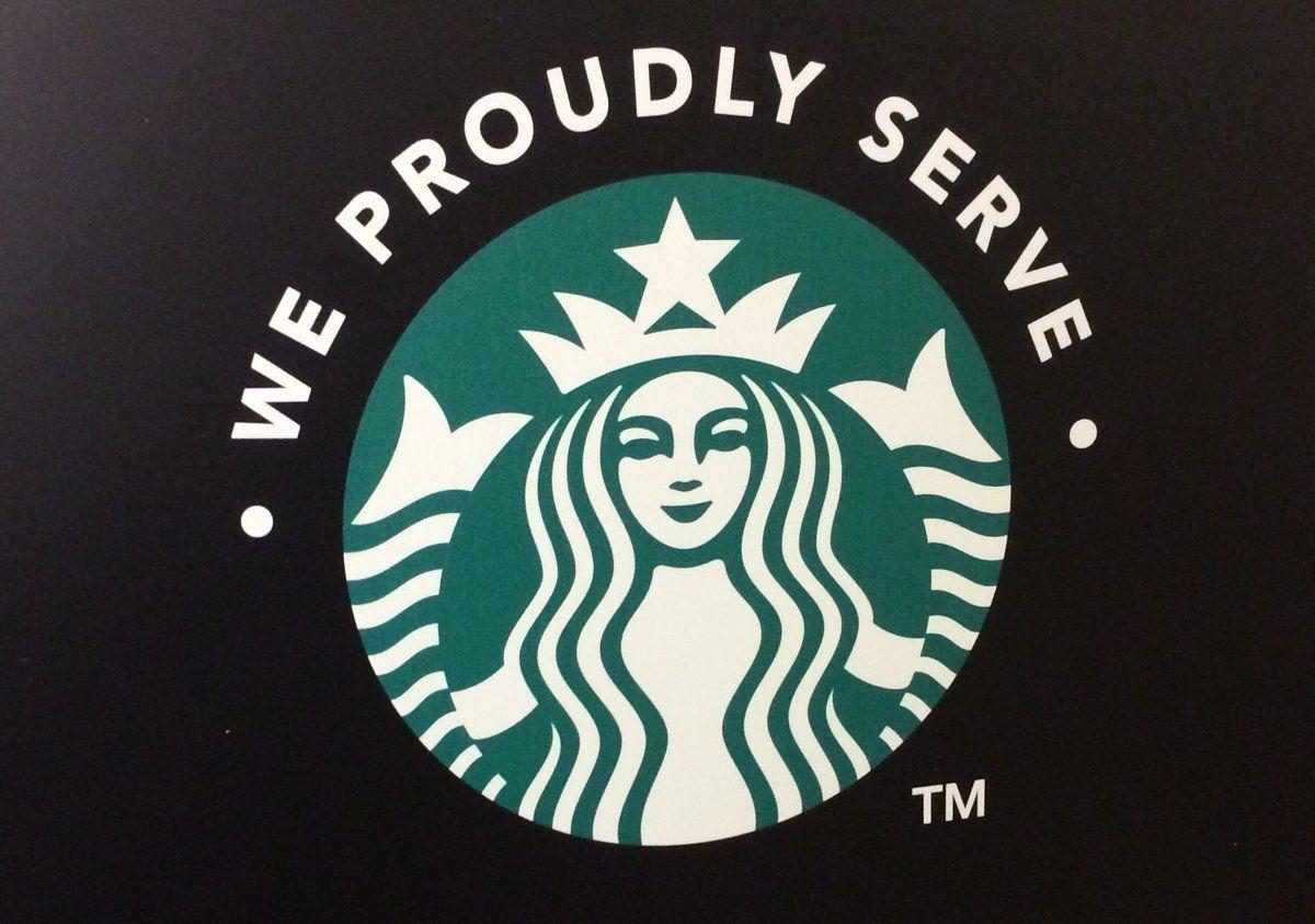 We Proudly Serve Starbucks Logo - Holiday Inn Telford on Twitter: 