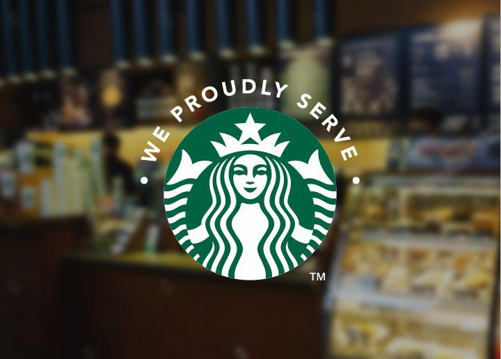 We Proudly Serve Starbucks Logo Logodix