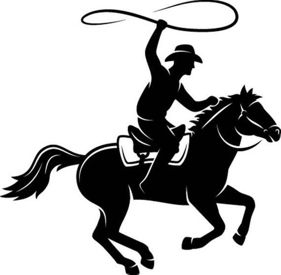 Western Horse Logo - Cowboy Lasso 1 Horse Saddle Country Western Horse Riding | Etsy