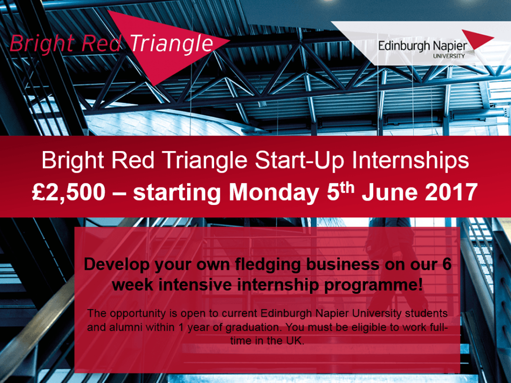 6 of Red Triangles Logo - Bright Red Triangle Start-Up Internships! - Bright Red Triangle