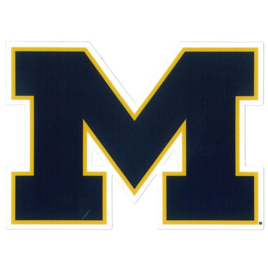 Navy Blue M Logo - SDS University of Michigan 5'' Navy Block ''M'' Logo Ultra Durable