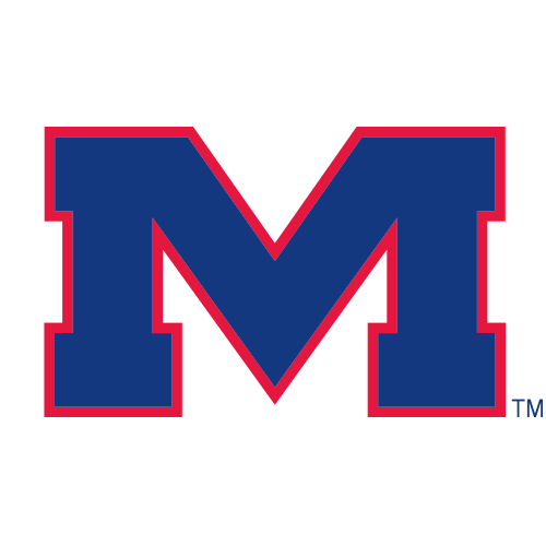 Navy Blue M Logo - Logo_ University Of Mississippi Rebels Navy Blue M Red Outline