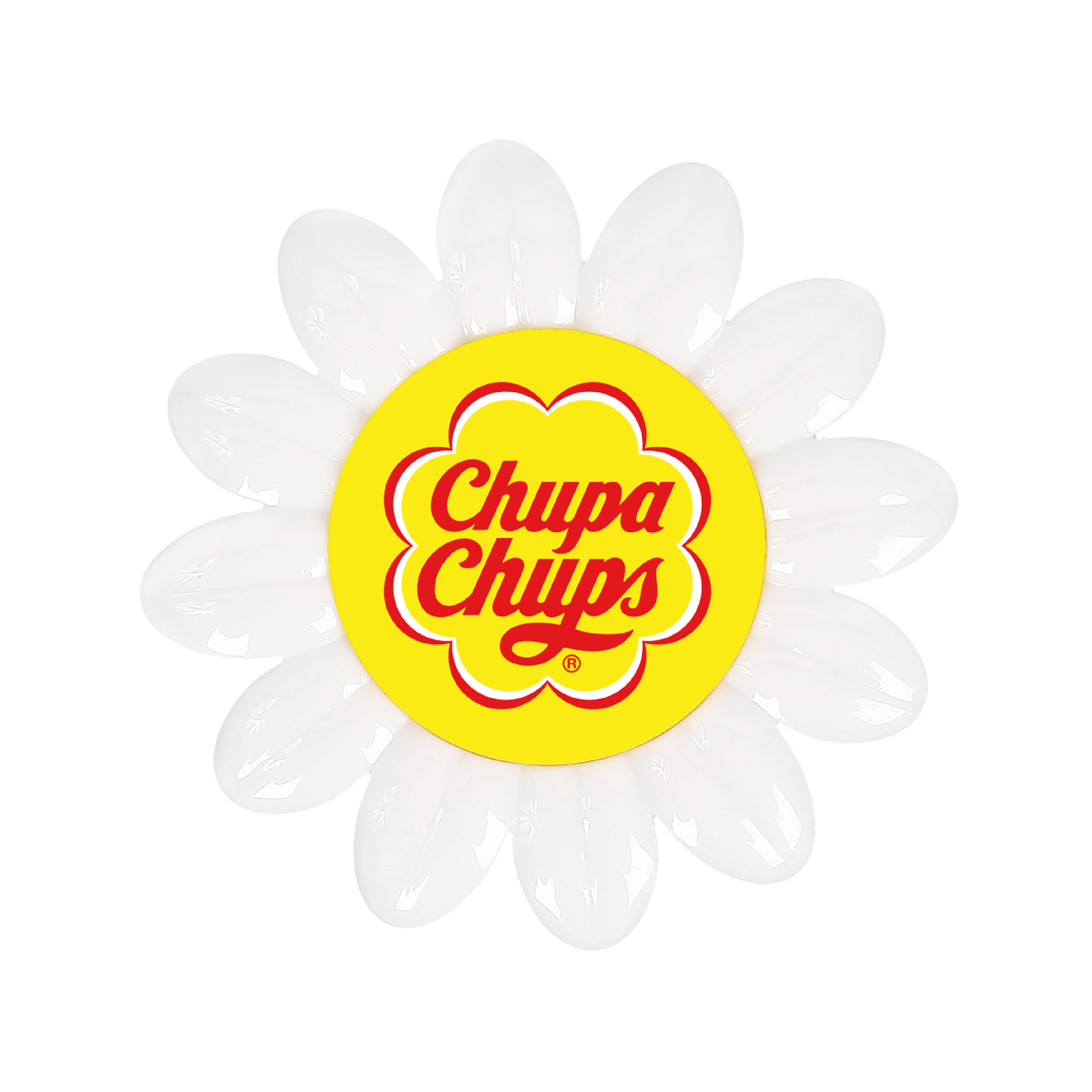 Yellow Flower Chupa Logo - Chupa Chups Flower Air Freshener | Carpa Design