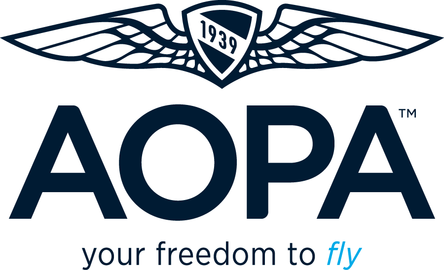 GA Aircraft Logo - Your Freedom to Fly - AOPA