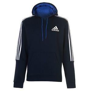 Navy Blue M Logo - Adidas Mens Navy Blue White 3S Logo Over the Head Hoody Hoodie Size ...