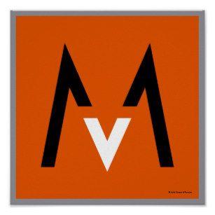 Maroon 5 M Logo - Maroon 5 Logo Art & Wall Décor | Zazzle.co.uk