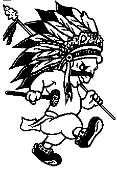 Savage Indian Logo - Blue Corn Comics - The Big Chief