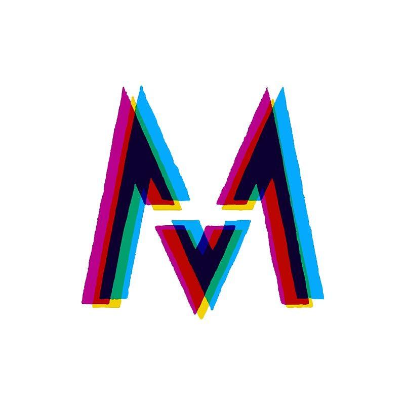 Maroon 5 M Logo - T shirt Maroon 5 symbol art work white
