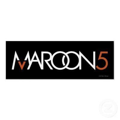Maroon 5 M Logo - Maroon 5 Logo Poster Print | Love Music! | Maroon 5, Logos, Music