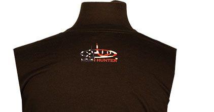 Red White and Blue Patriot Logo - Men's Patriot Shirt Black with RED, WHITE, and BLUE Logo - Horn ...