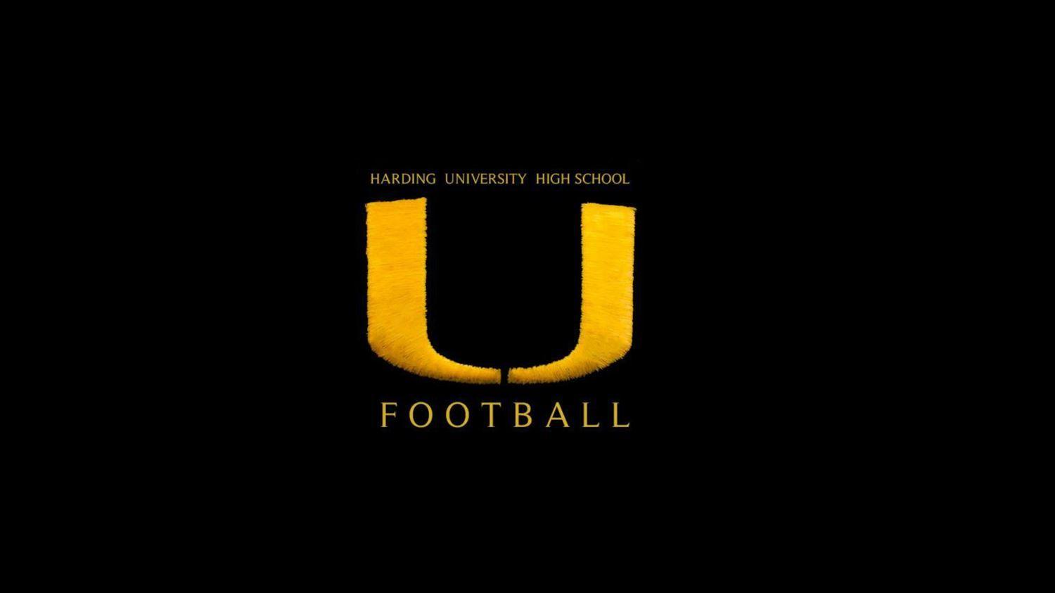 U Football Logo - Mens Varsity Football - Harding University High School - Charlotte ...