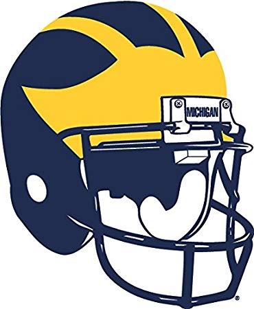 U Football Logo - inch University of Michigan Football Helmet Wolverines