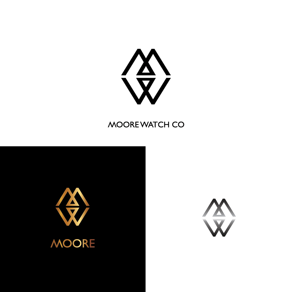 Watch Company Logo - Upmarket, Serious, It Company Logo Design for Moore Watch Co