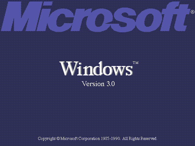 Windows 3.0 Logo - Windows 3.0