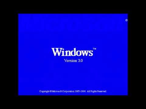 Windows 3.0 Logo - Windows 3.0 Startup and Shutdown Sound