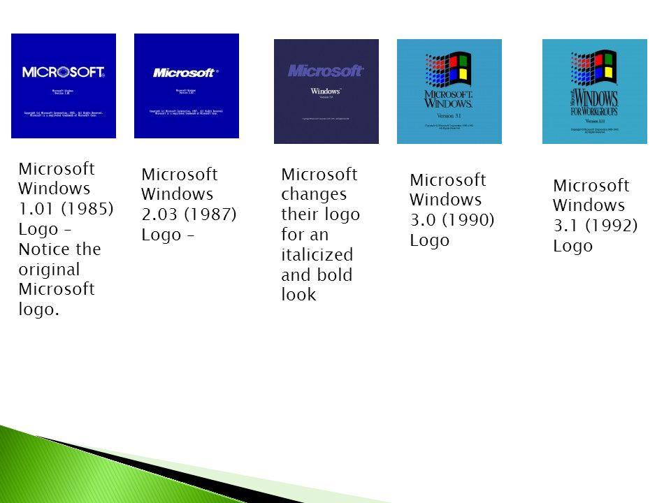 Windows 1.01 Logo - Windows Operating system - ppt video online download