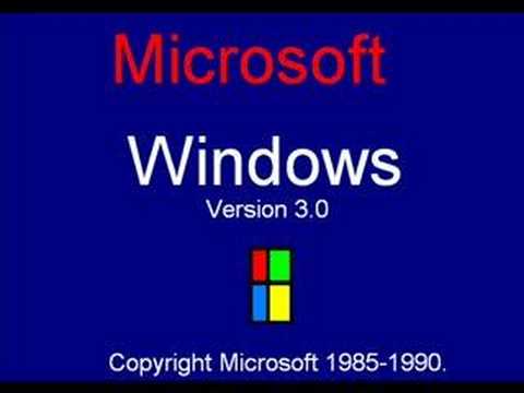 Windows 3.0 Logo - Windows 3.0 Parody - YouTube