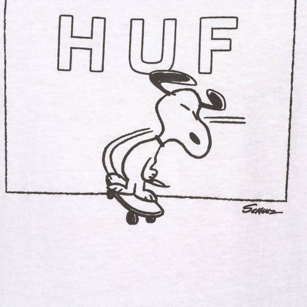 HUF Logo - HUF Snoopy Box Logo Tee