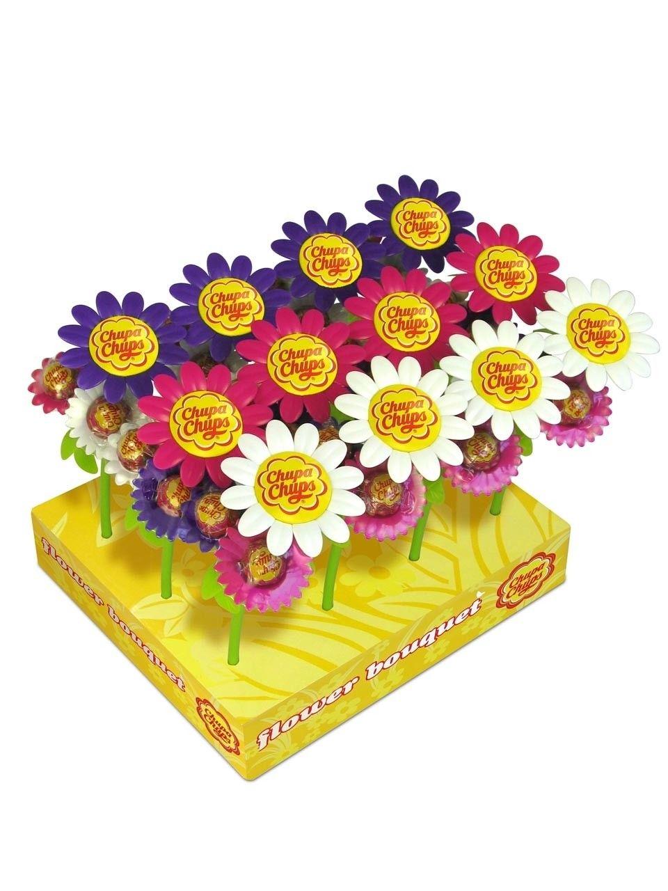Yellow Flower Chupa Logo - Chupa Chups Flower Lollipops, 24g - Candy - Wine Gums, Candy ...