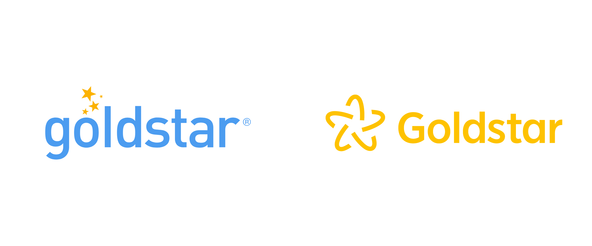 Blue and Gold Star Logo - Brand New: New Logo for Goldstar