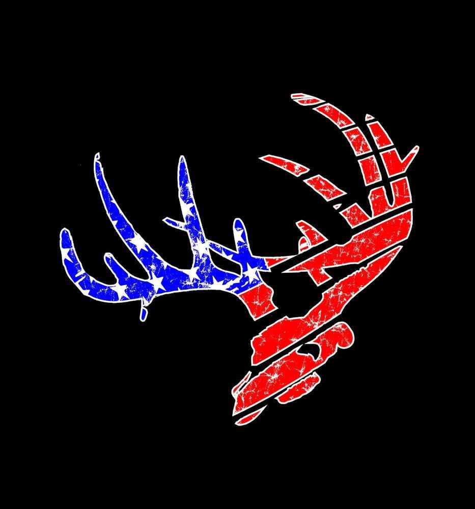 Red White and Blue Patriot Logo - Window Decal Skullz Patriot Logo