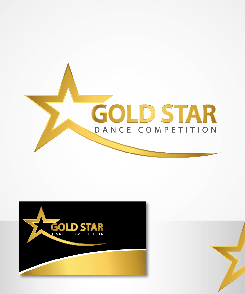 Gold Star Logo - Logo Design for Gold Star Dance Competition by WildGeek. Design