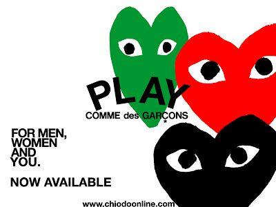 Comme Des Garcons Play Logo - Today Tattoos: Play Comme Des Garcons Logo