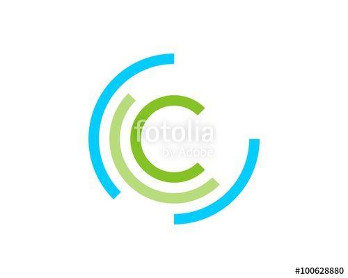 Circle C Logo - Circle C Letter Logo Template Stock Image And Royalty Free Vector