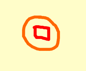 Red Square Inside Red Circle Logo - Red Square inside Orange Circle