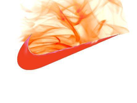 Orange Jordan Logo - nike logo 2. i made this in adobe photohopasher