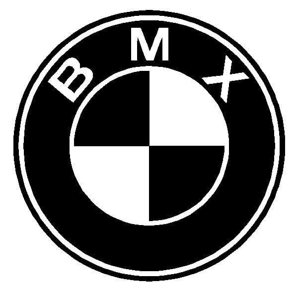 BMX Logo - BMX Bike Window Sticker Decal 6h [bmx-logo] - $3.00 : Zen Cart!, The ...