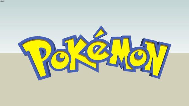 Pokemon Logo - Pokemon logo | 3D Warehouse
