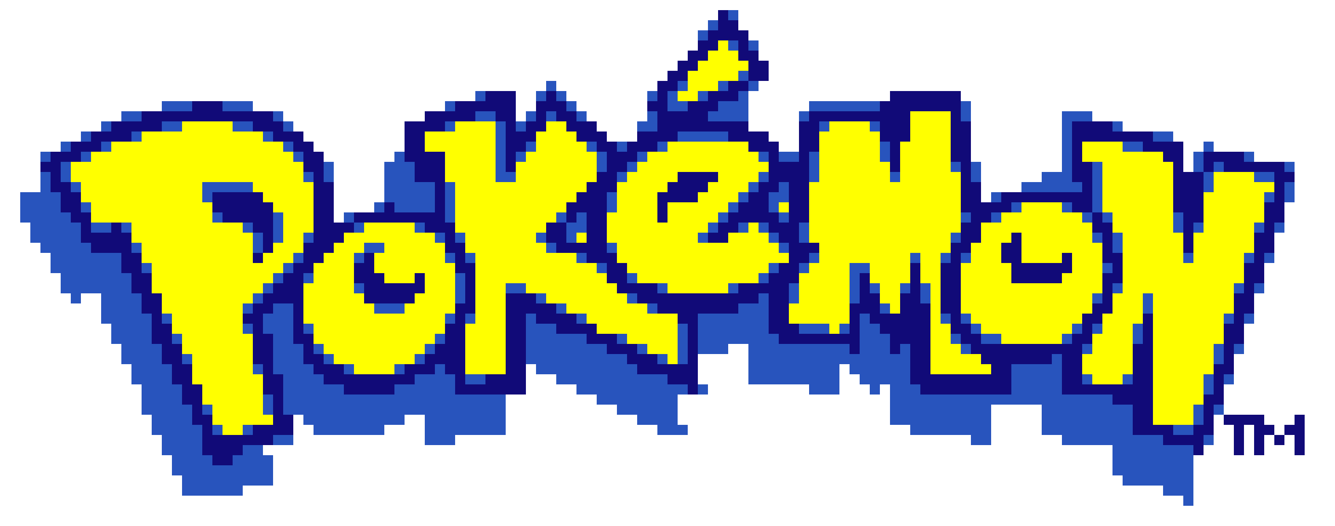 Pokemon Logo - Pokemon Logo Pixel Art
