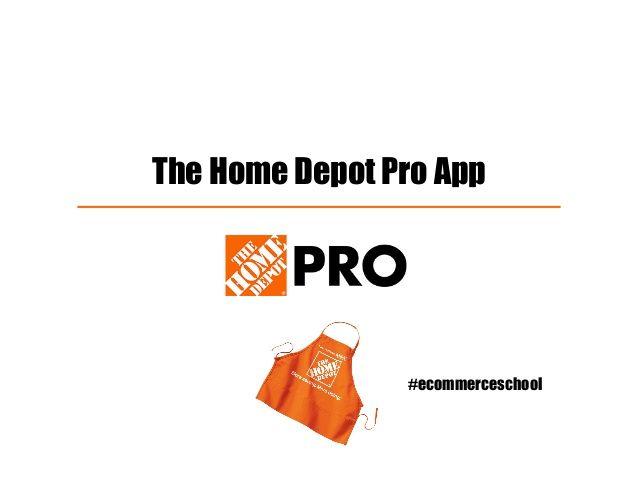 Home Depot Pro Logo - Ecommerce School with Casey Rivera of The Home Depot