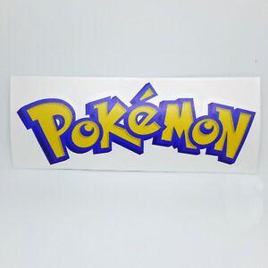 Pokemon Logo - Pokemon Logo Sticker Vinyl Decal - NO Nintendo GBA 3DS DS Wii ...