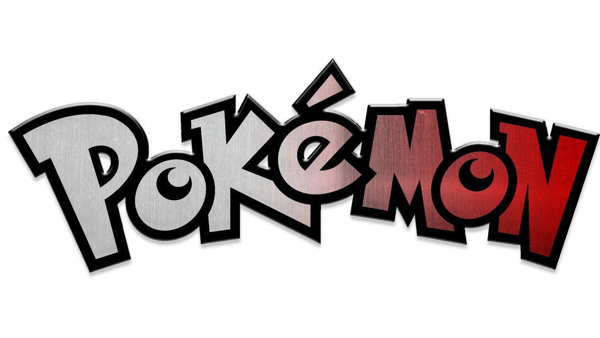 Pokemon Logo - Pokemon logo metallic