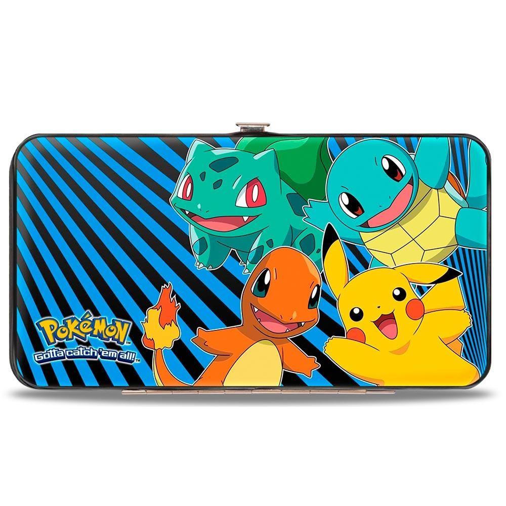 Pokemon Logo - Hinged Wallet Starter Pokemon & Pikachu Pokemon Logo Rays