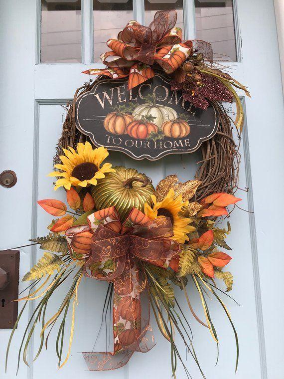 Rustic WR Free Flower Logo - FREE SHIPPING! Be ready for Fall! Beautiful, Rustic Unique Sunflower