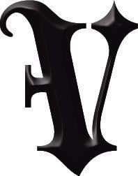 Gothic Letter V Logo - Gothic V (Tattoo). , , E ''. , , V ''. , , A ''