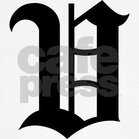Gothic Letter V Logo - Letter 